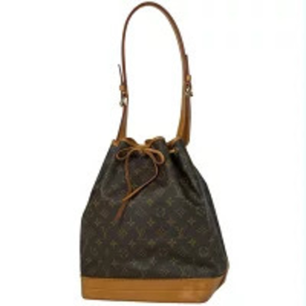 Louis Vuitton Noe Hobo Drawstring Shoulder Bag Monogram Brown